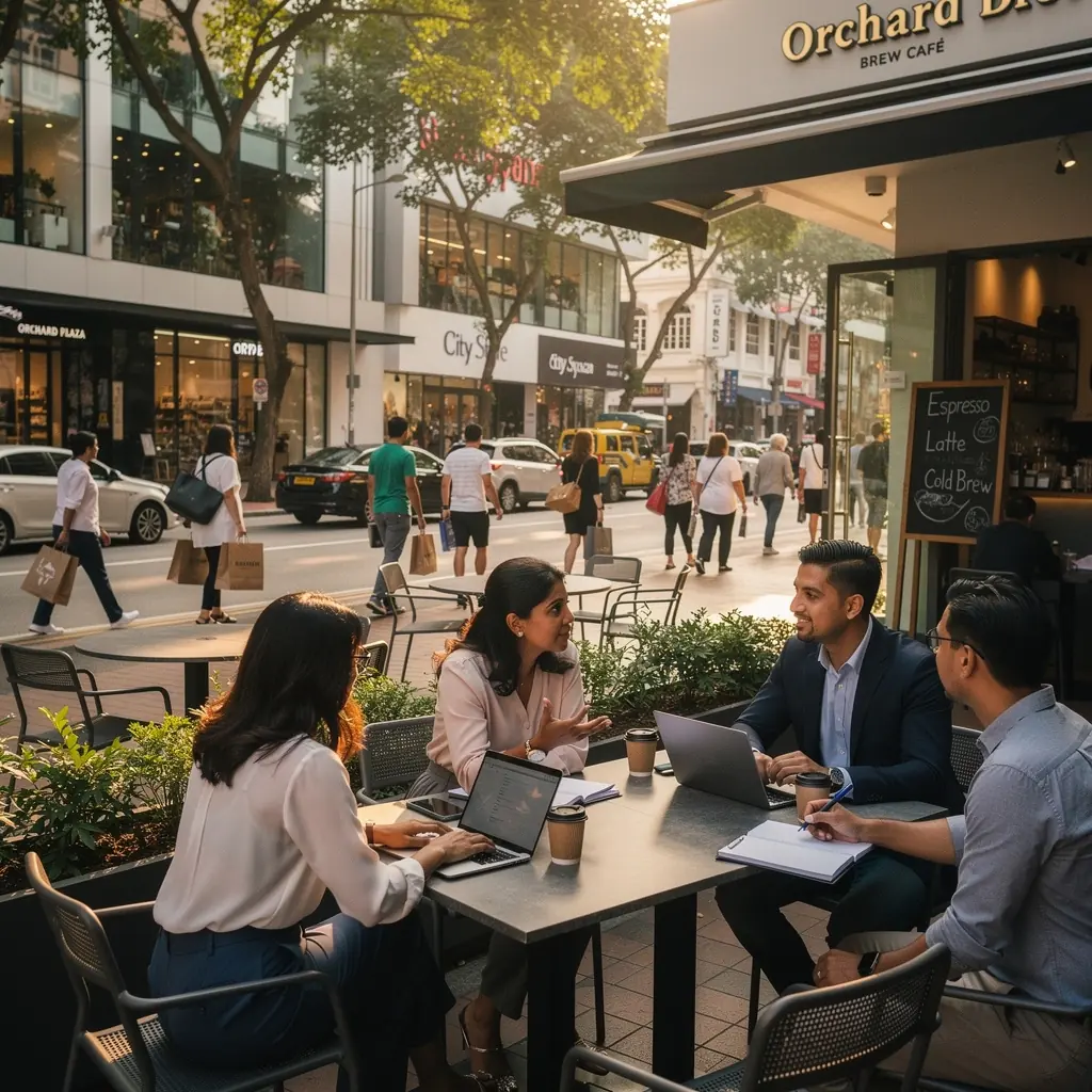 Professional team collaboration